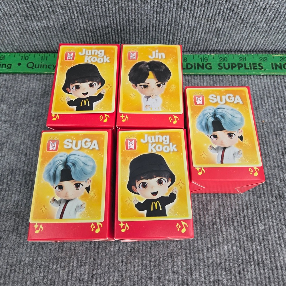 TinyTAN inspired by BTS McDonald's Happy Meal Toys Set of 5